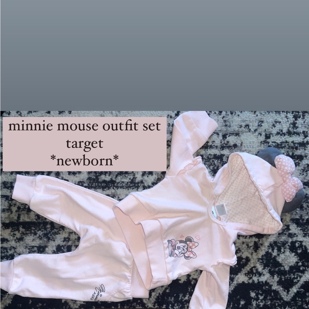 minnie mouse outfit set baby